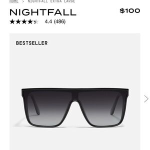 Quay Australia Nightfall Black Sunglasses